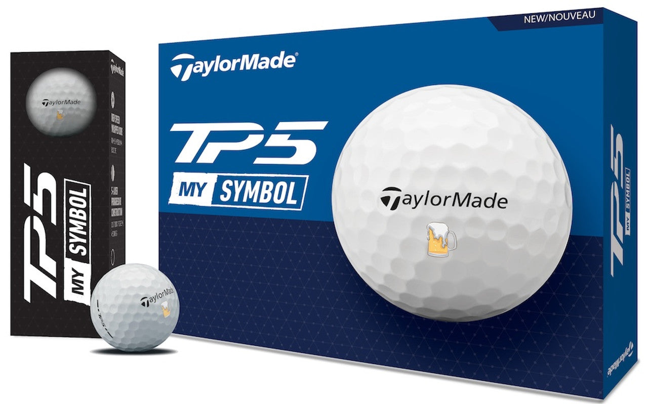 TAYLORMADE - PELOTA TP5 2024 3PK MY SYMBOL CERVEZA