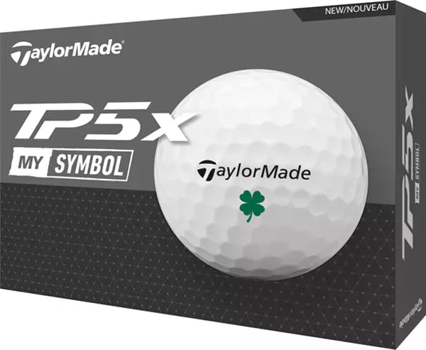 TAYLORMADE - PELOTA TP5x 2024 3PK MY SYMBOL TREBOL