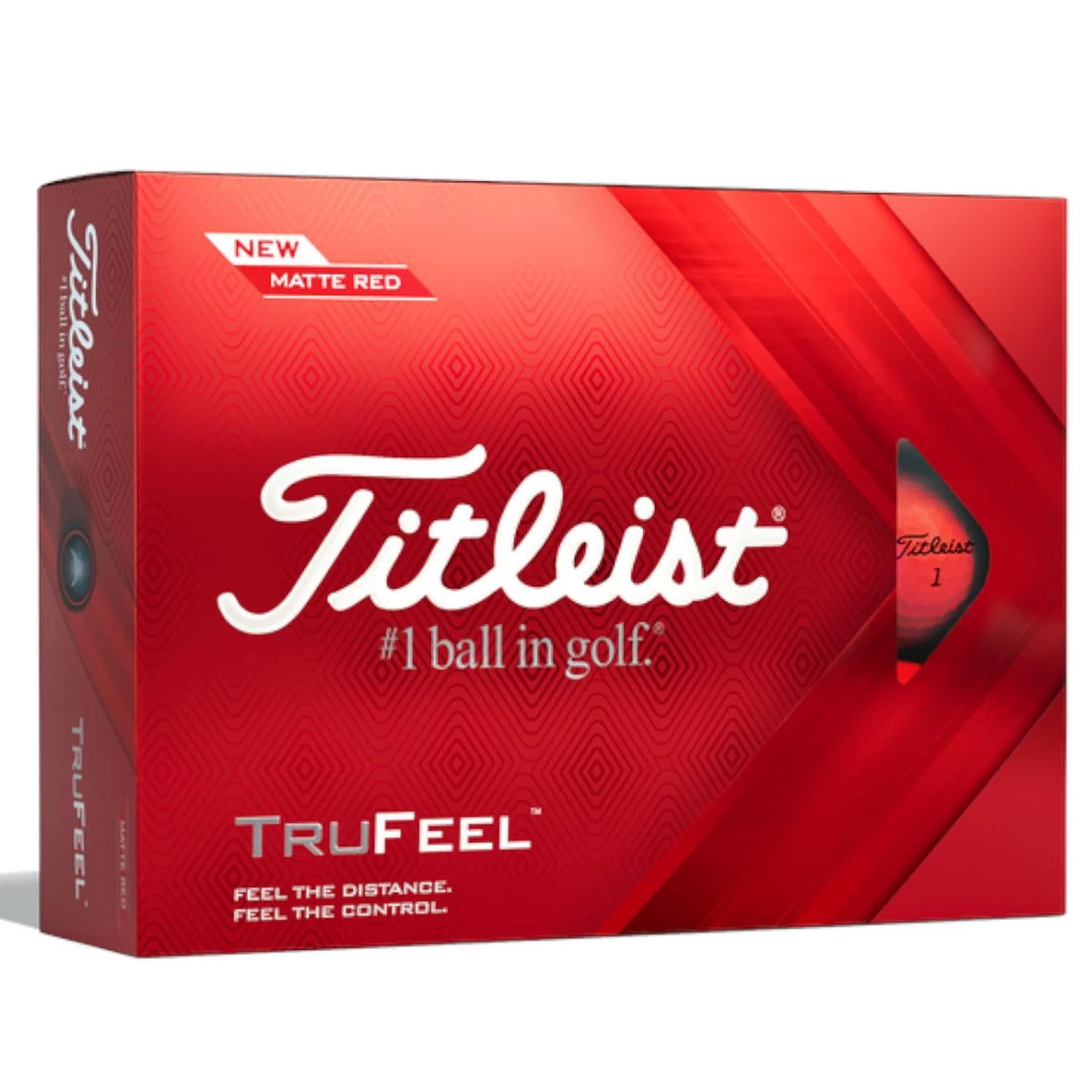 Titleist - Trufeel Matte Red 3pk