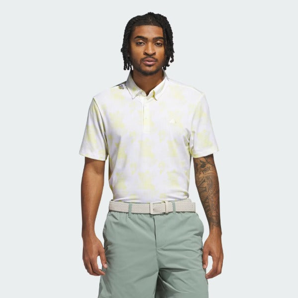 ADIDAS GO-TO PRT POLO      WHITE/POWYEL