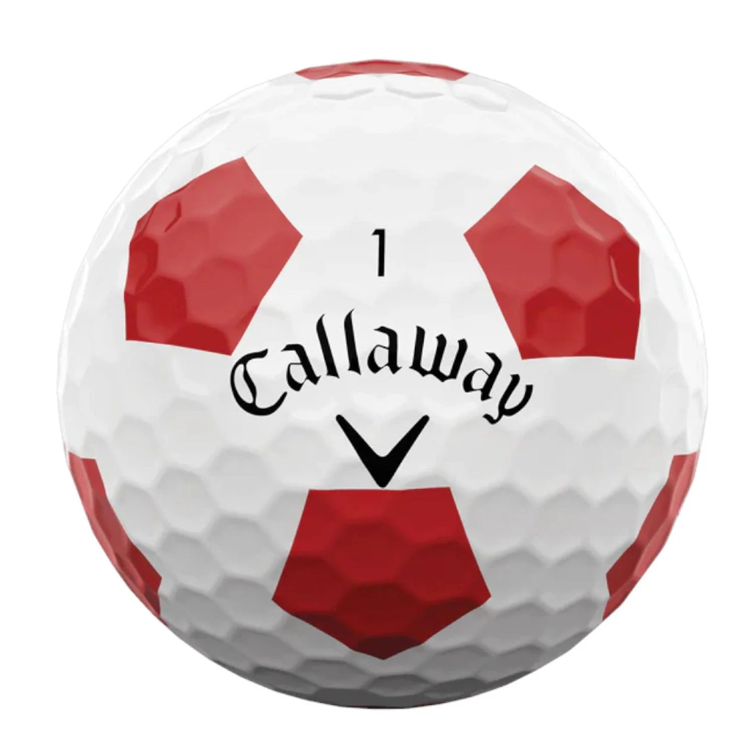 CALLAWAY - PELOTA CHROME SOFT TRUVIS ROJA 3PK