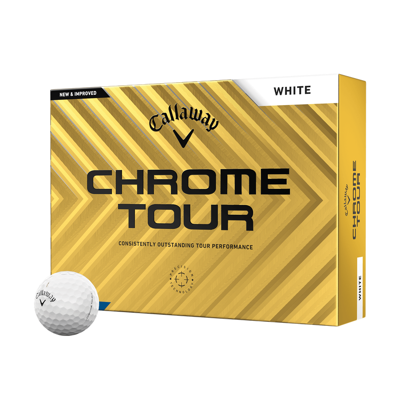 Callaway - Pelota Chrome Tour Blanca 3pk