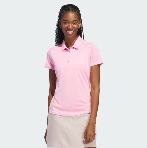 ADIDAS - SOLID PERFORMANCE MUJER PLAYERA POLO MANGA CORTA