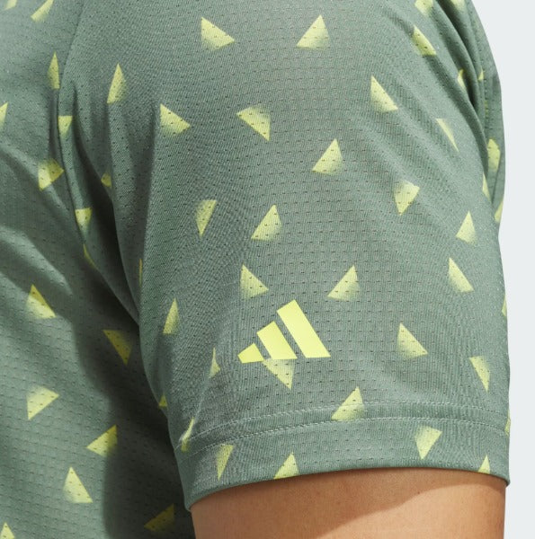 ADIDAS ULTIMATE PT MESH POLO Silver Green / Pure Sulfur