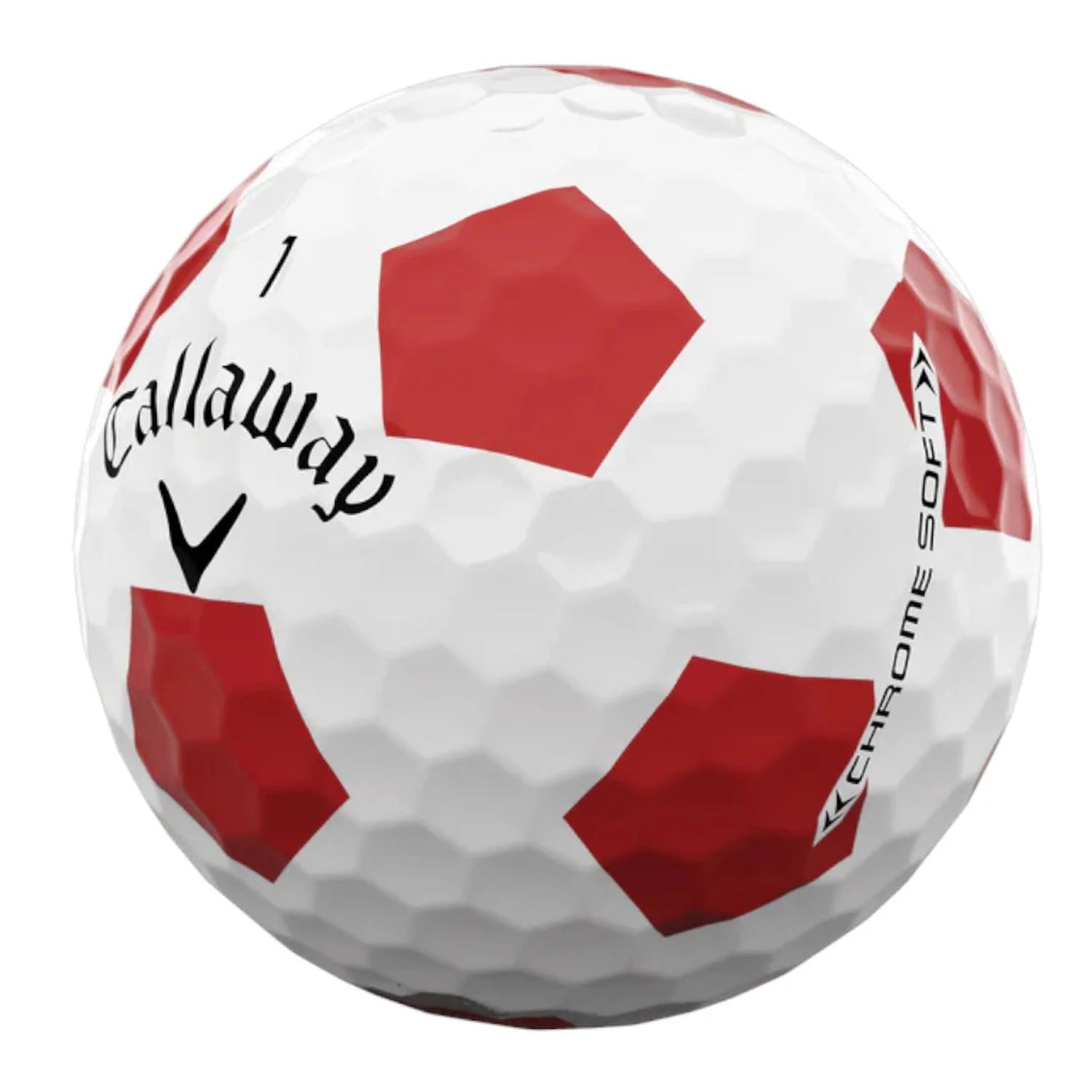 CALLAWAY - PELOTA CHROME SOFT TRUVIS ROJA 3PK