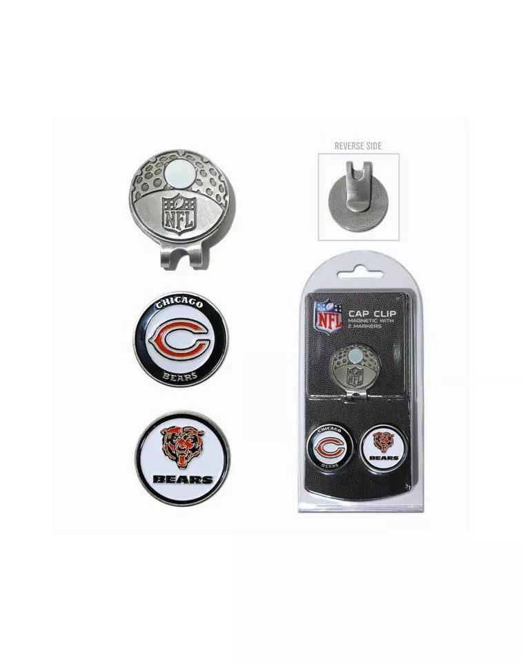 NFL Hat Clips-Con Marca Metalica Chicago Bears