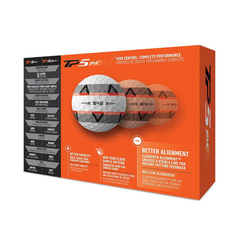 TAYLORMADE - PELOTA TP5 PIX  3PK